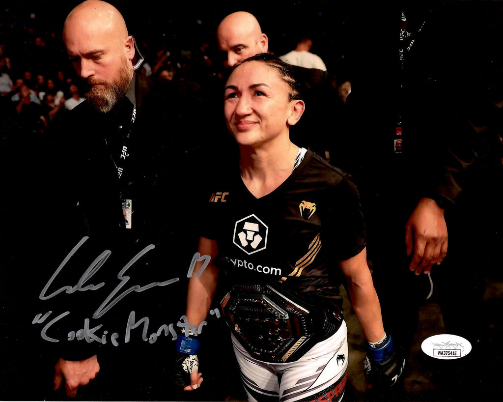 Carla Esparza signed inscribed 8x10 photo UFC MMA JSA COA Rose Namajunas