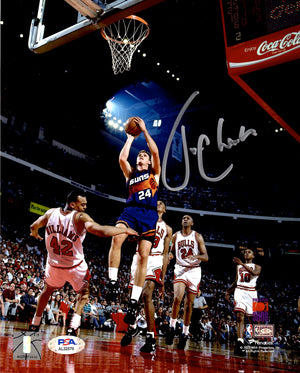 Tom Chambers autographed signed 8x10 photo NBA Phoenix Suns PSA COA SuperSonics
