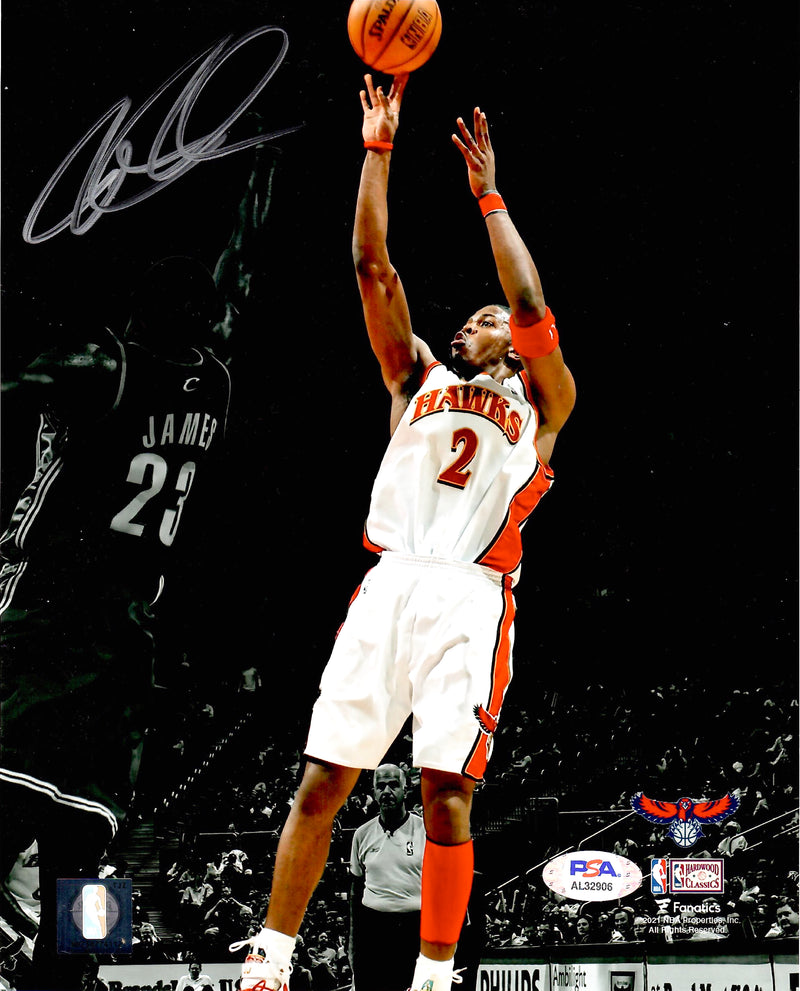 Joe Johnson autographed signed 8x10 photo NBA Atlanta Hawks PSA Brooklyn Nets