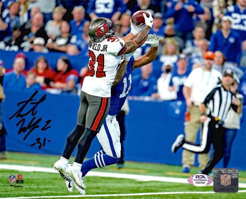 Antoine Winfield Jr. autographed signed 8x10 photo NFL Tampa Bay Buccaneers PSA