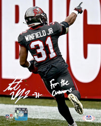 Antoine Winfield Jr. signed inscribed 8x10 photo NFL Tampa Bay Buccaneers PSA