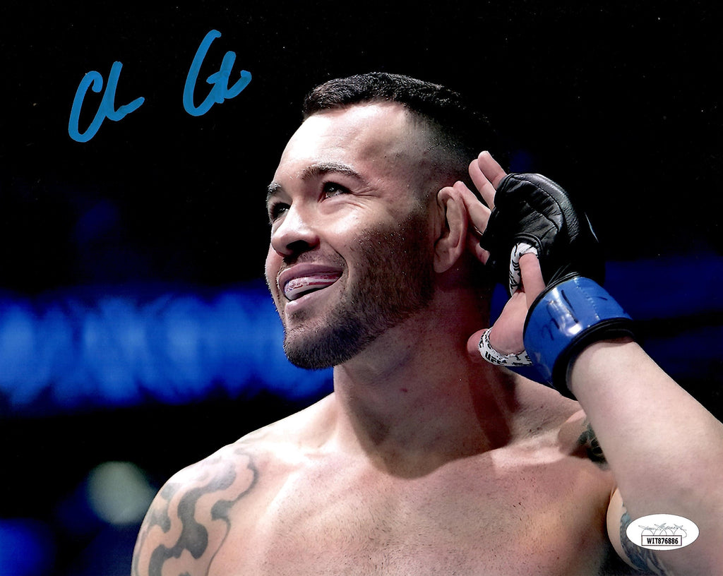 Colby Covington autographed signed 8x10 photo UFC JSA Witness Usman Masvidal