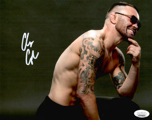 Colby Covington autographed signed 8x10 photo UFC JSA Witness Usman Masvidal