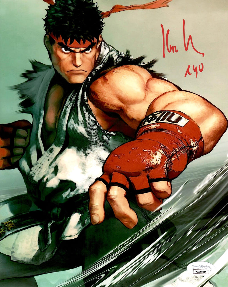 Kyle Hebert autographed signed inscribed 8x10 photo Street Fighter JSA COA Ryu