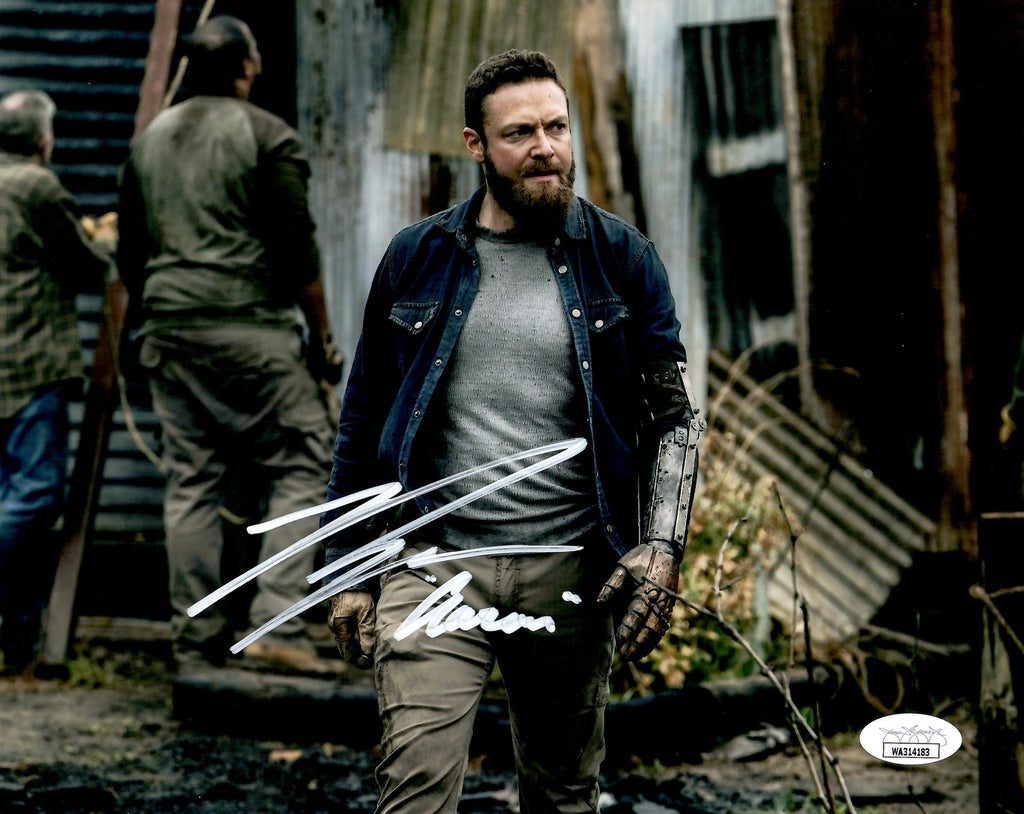 Ross Marquand autographed sigend inscribed 8x10 photo The Walking Dead JSA COA