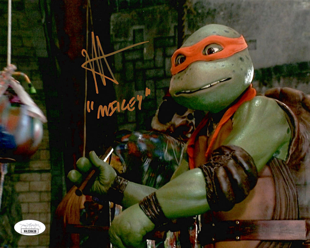 Robbie Rist autographed inscribed 8x10 photo JSA Teenage Mutant Ninja Turtles