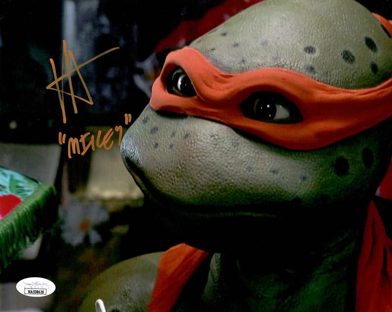 Robbie Rist autographed inscribed 8x10 photo JSA Teenage Mutant Ninja Turtles