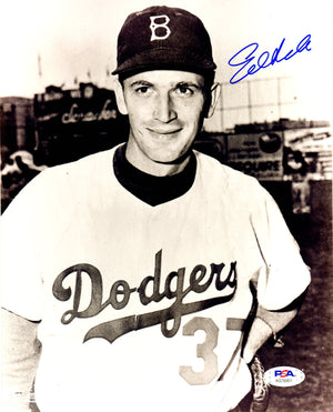 Ed Roebuck autographed signed 8x10 photo MLB Brooklyn Dodgers PSA COA - JAG Sports Marketing