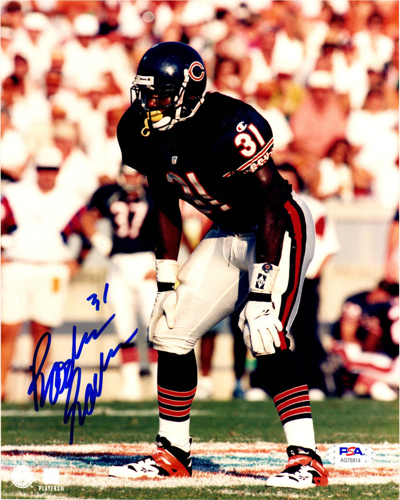 Rashaan Salaam autographed signed 8x10 photo NFL Chicago Bears PSA COA - JAG Sports Marketing