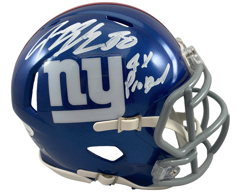 Jeremy Shockey autographed signed inscribed mini helmet New York Giants JSA COA - JAG Sports Marketing