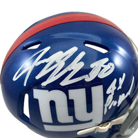 Jeremy Shockey autographed signed inscribed mini helmet New York Giants JSA COA - JAG Sports Marketing