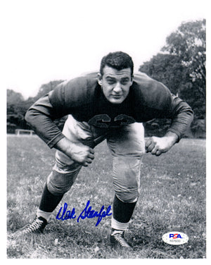 Dick Stanfel autographed signed 8x10 photo NFL Detroit Lions PSA COA Redskins - JAG Sports Marketing