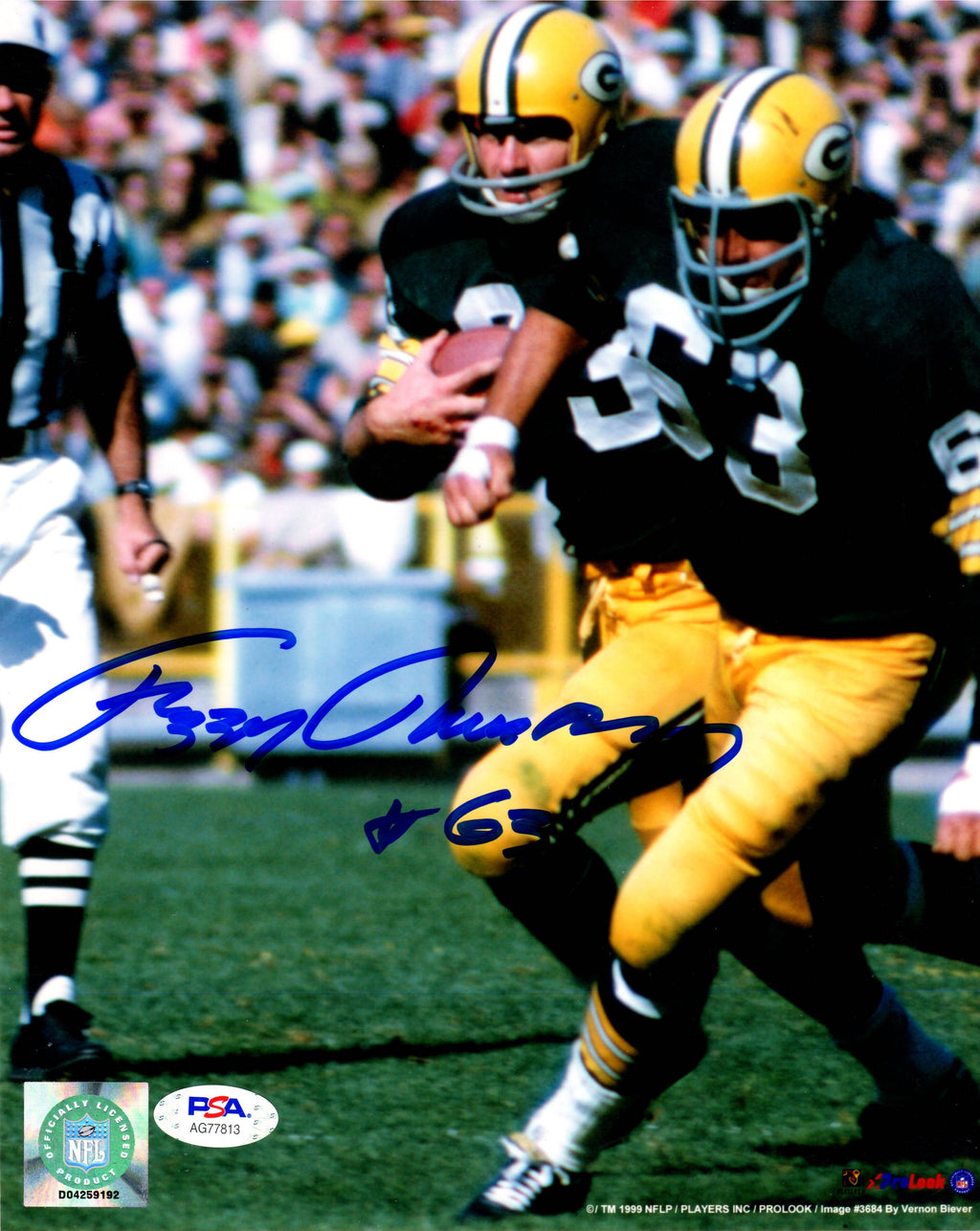 Fuzzy Thurston autographed signed 8x10 photo Green Bay Packers PSA COA SB Champ - JAG Sports Marketing