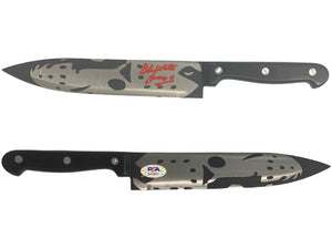 Ted White autographed signed inscribed knife Friday The 13th PSA COA Jason 4 - JAG Sports Marketing