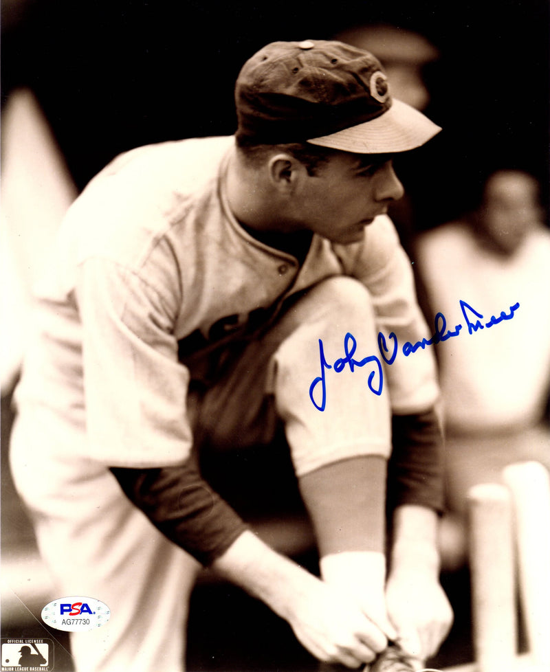 John Vander Meer autographed signed 8x10 photo MLB Cincinnati Reds PSA COA - JAG Sports Marketing