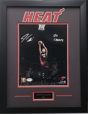 Jason Williams autographed inscribed 8x10 framed NBA Sacramento Kings PSA COA - JAG Sports Marketing