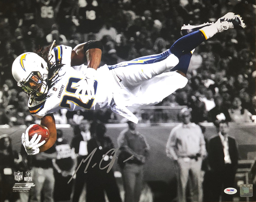Melvin Gordon autographed signed 16x20 Los Angeles Chargers PSA - JAG Sports Marketing