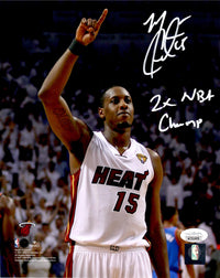 Mario Chalmers autographed signed inscribed 8x10 photo NBA Miami Heat JSA COA - JAG Sports Marketing