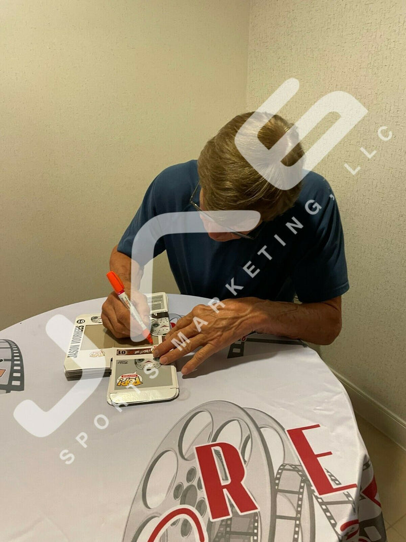 Tom Morga signed inscribed Funko Pop #01 Texas Chainsaw Massacre JSA Witness