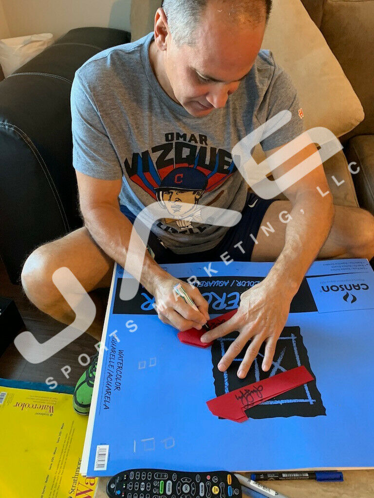Omar Vizquel autographed signed jersey Cleveland Indians JSA COA Golde –  JAG Sports Marketing