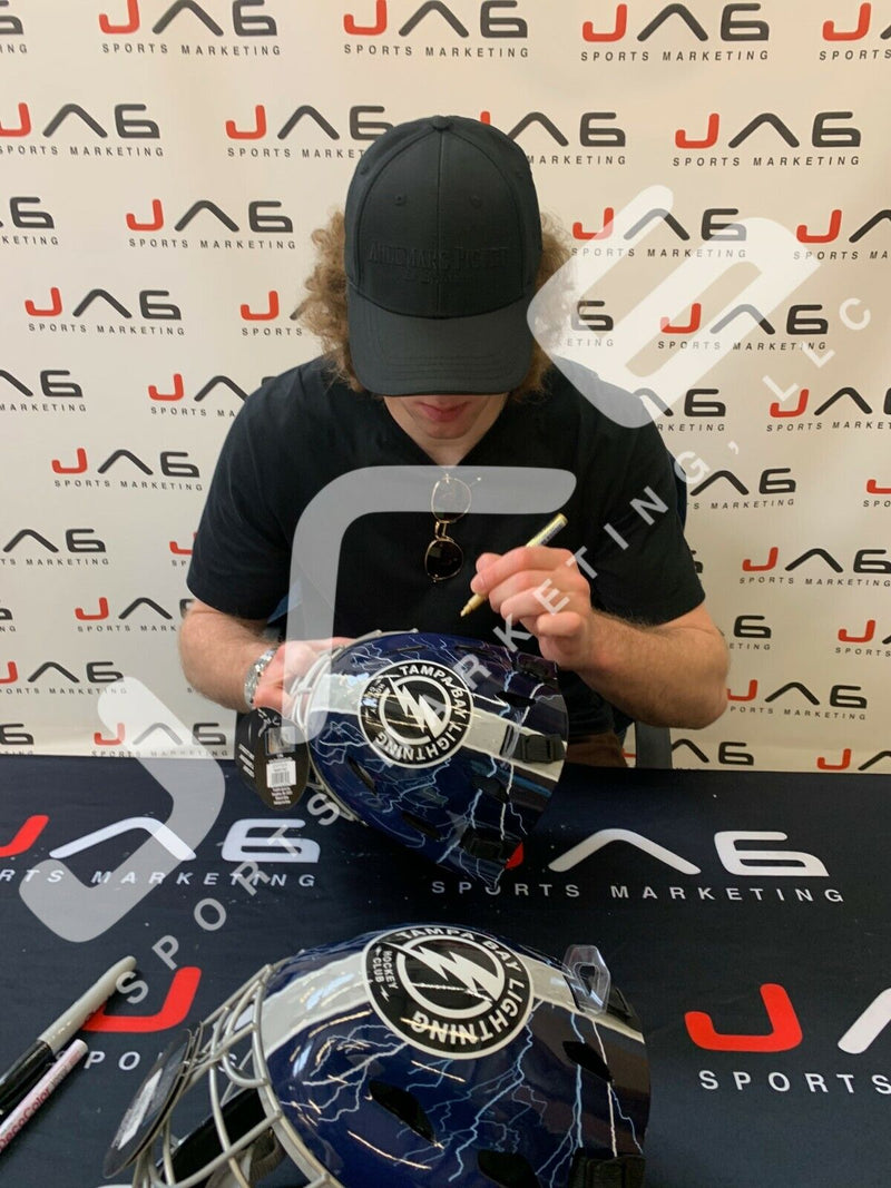Andrei Vasilevskiy signed inscribed full size mask NHL Tampa Bay Lightning JSA