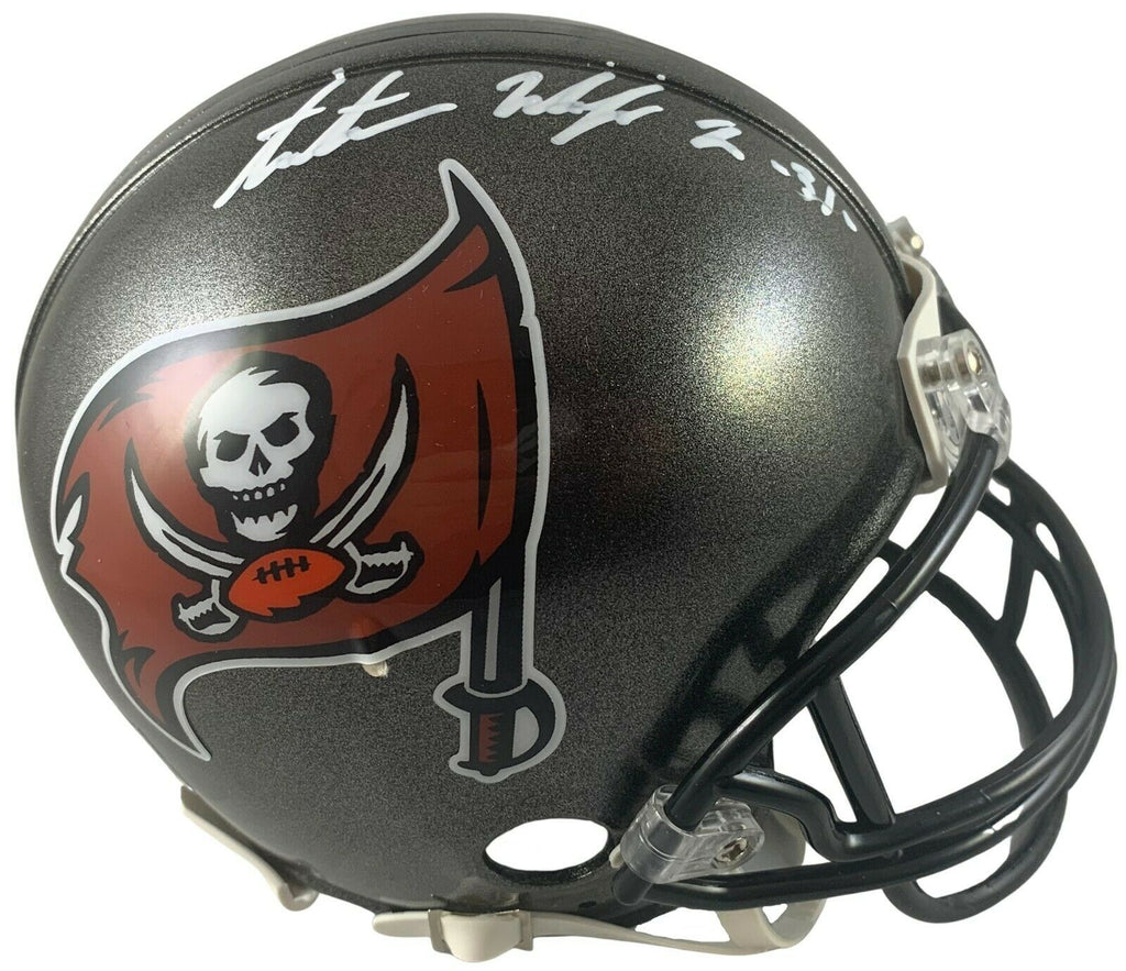 Antoine Winfield Jr autographed signed mini helmet Tampa Bay Buccaneers PSA COA - JAG Sports Marketing